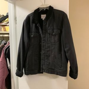Old navy Sherpa lined denim jacket